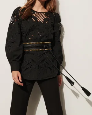 Dahlia Studded Wrap Belt