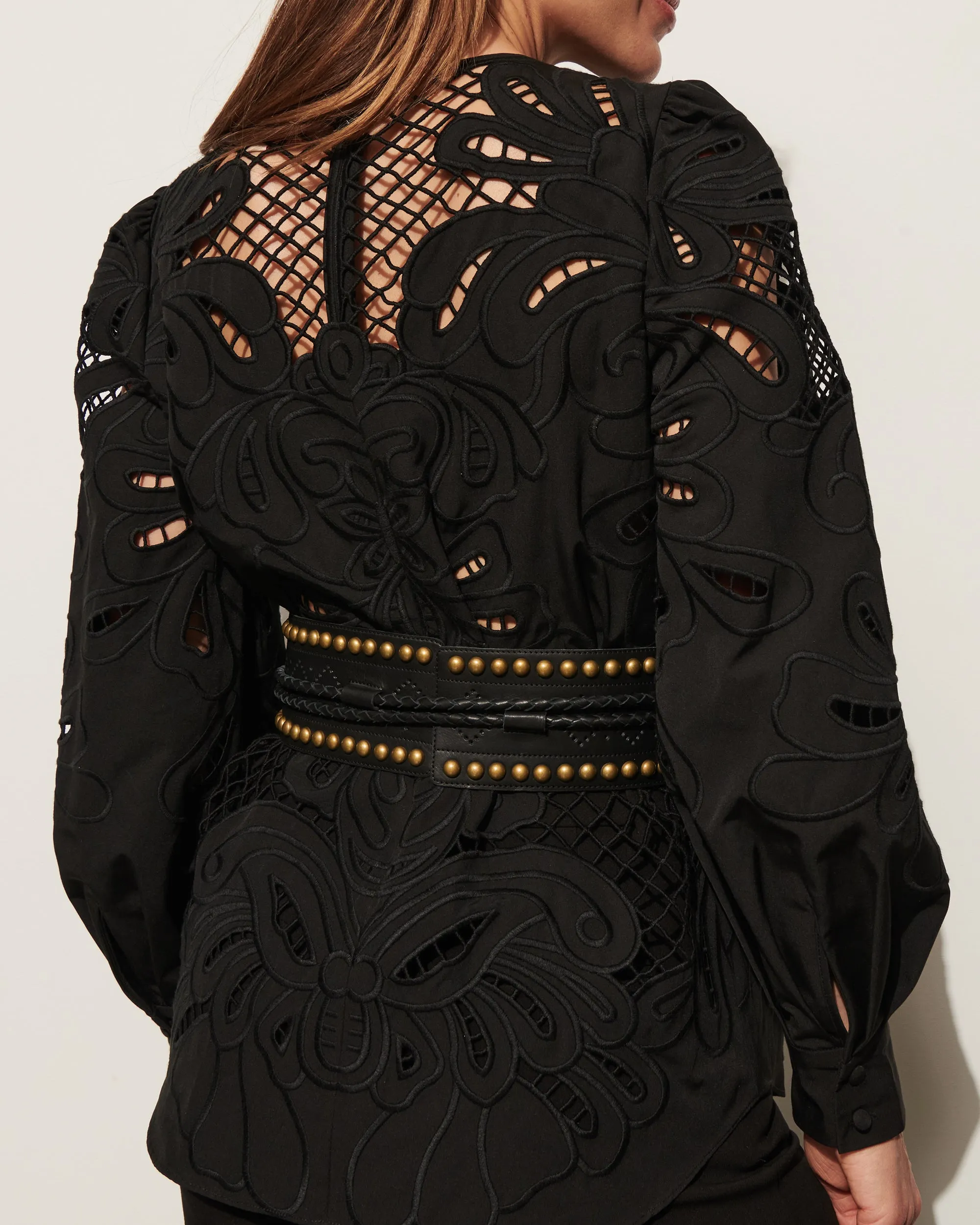 Dahlia Studded Wrap Belt