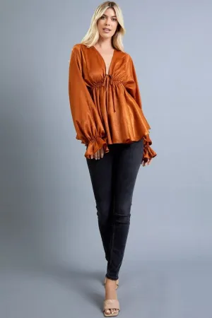 Deep V Sexy Blouse