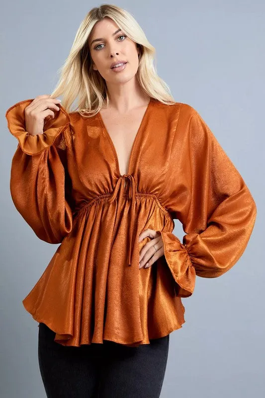 Deep V Sexy Blouse