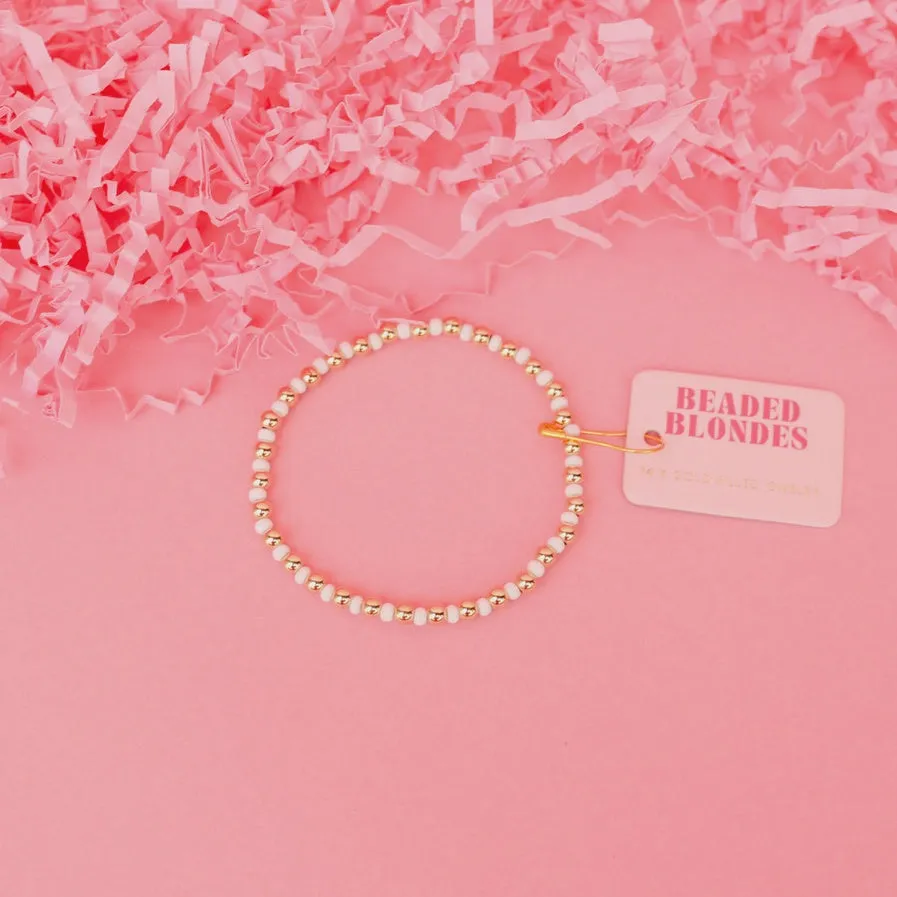 Demi Bracelet  Luster White