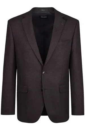 DIGEL EZZO WOOL BLEND STRETCH PUPPYTOOTH MODERN FIT BLAZER 1240247