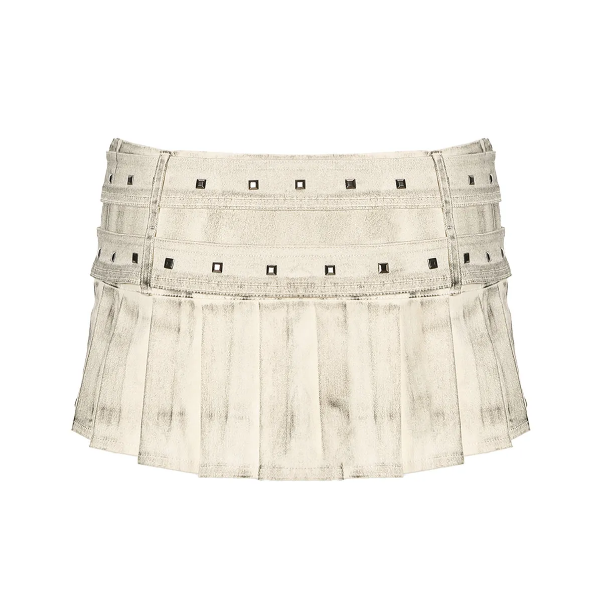 Distressed Stud Vest / Skirt