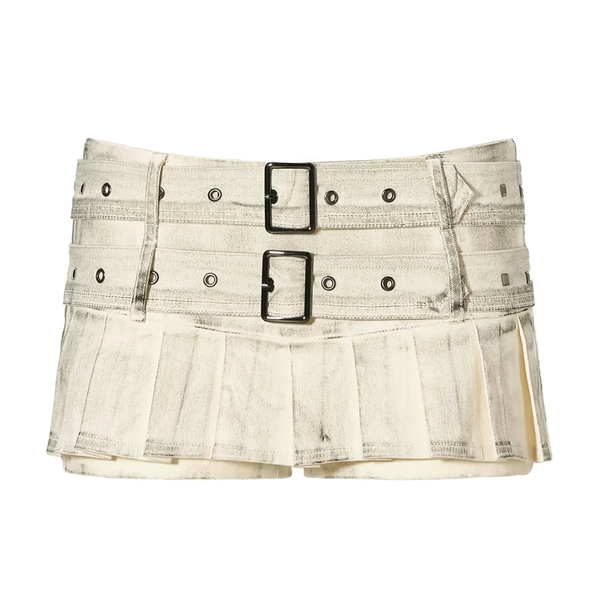 Distressed Stud Vest / Skirt