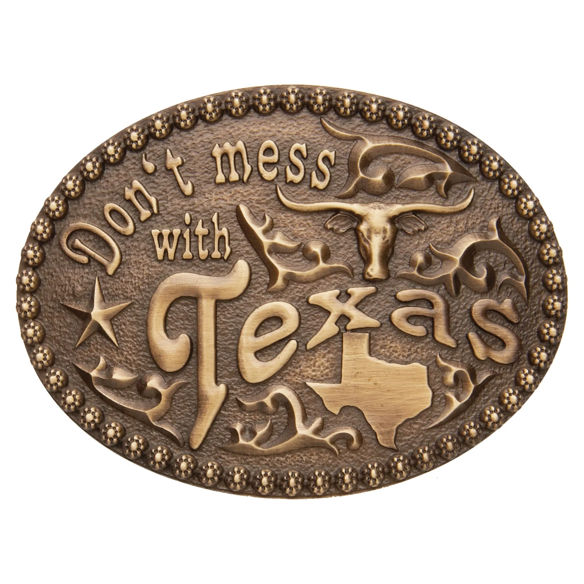 Don’t Mess with Texas Berry Edge Buckle
