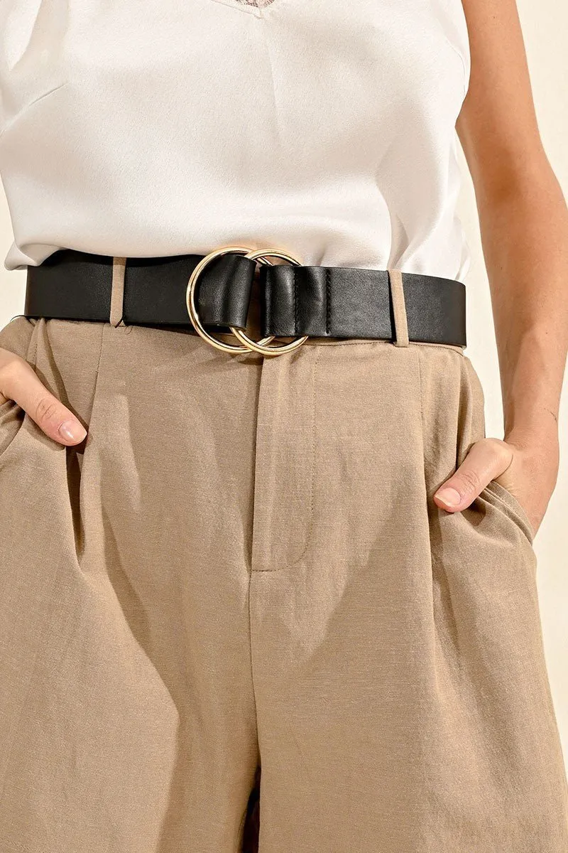 DOUBLE RING BUCKLE BELT