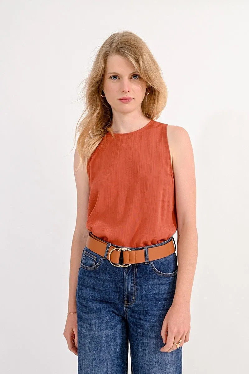DOUBLE RING BUCKLE BELT