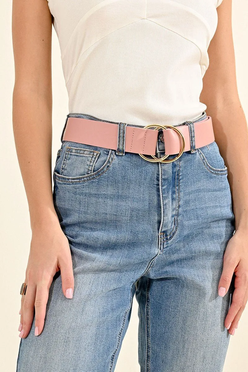 DOUBLE RING BUCKLE BELT