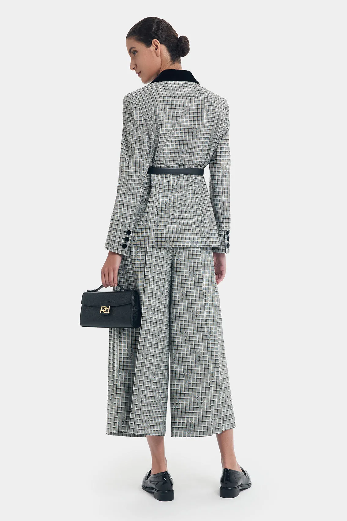 ELEGANCE CHECK BLAZER