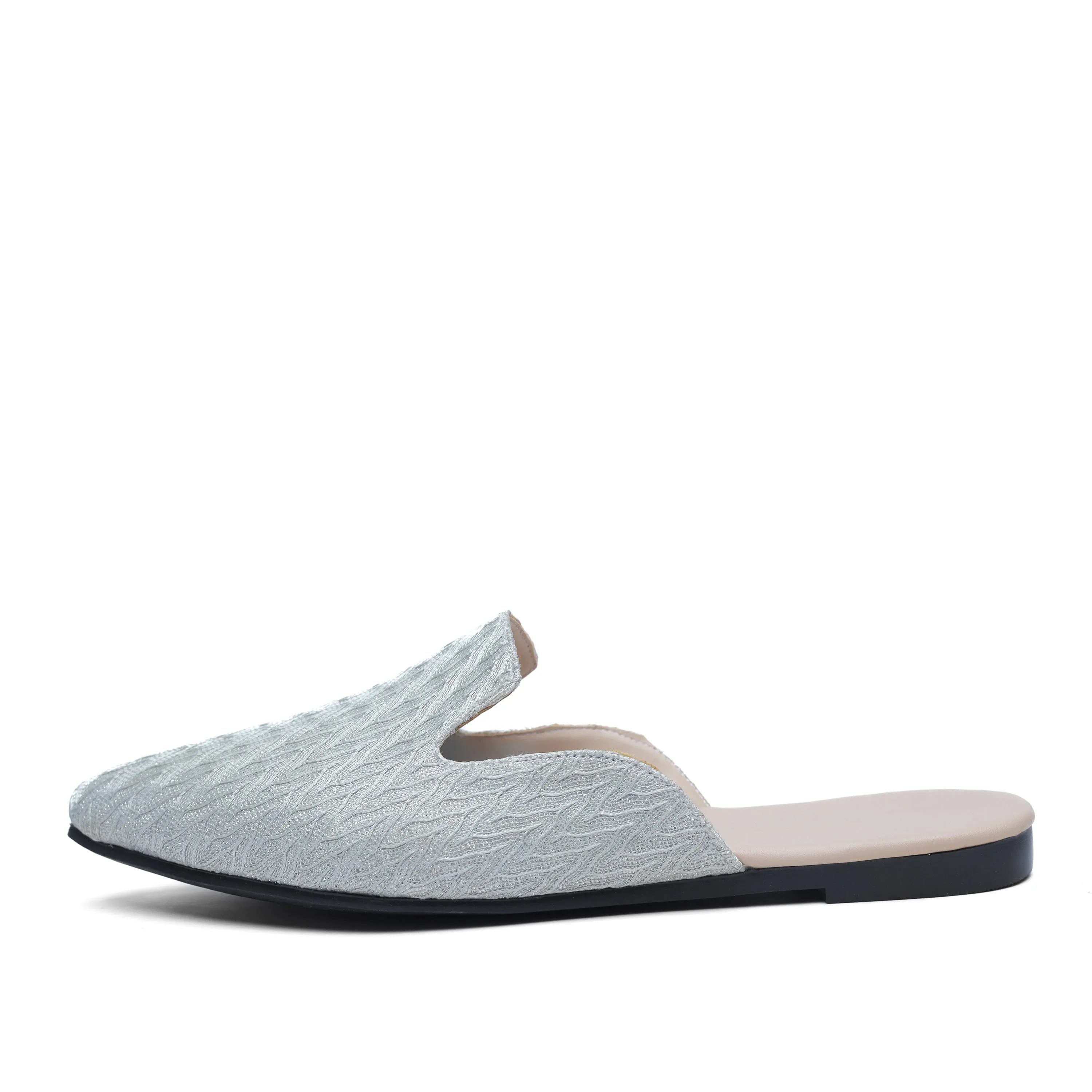 Elegance Slip-On Mules Sliver
