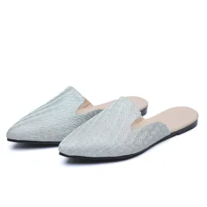 Elegance Slip-On Mules Sliver