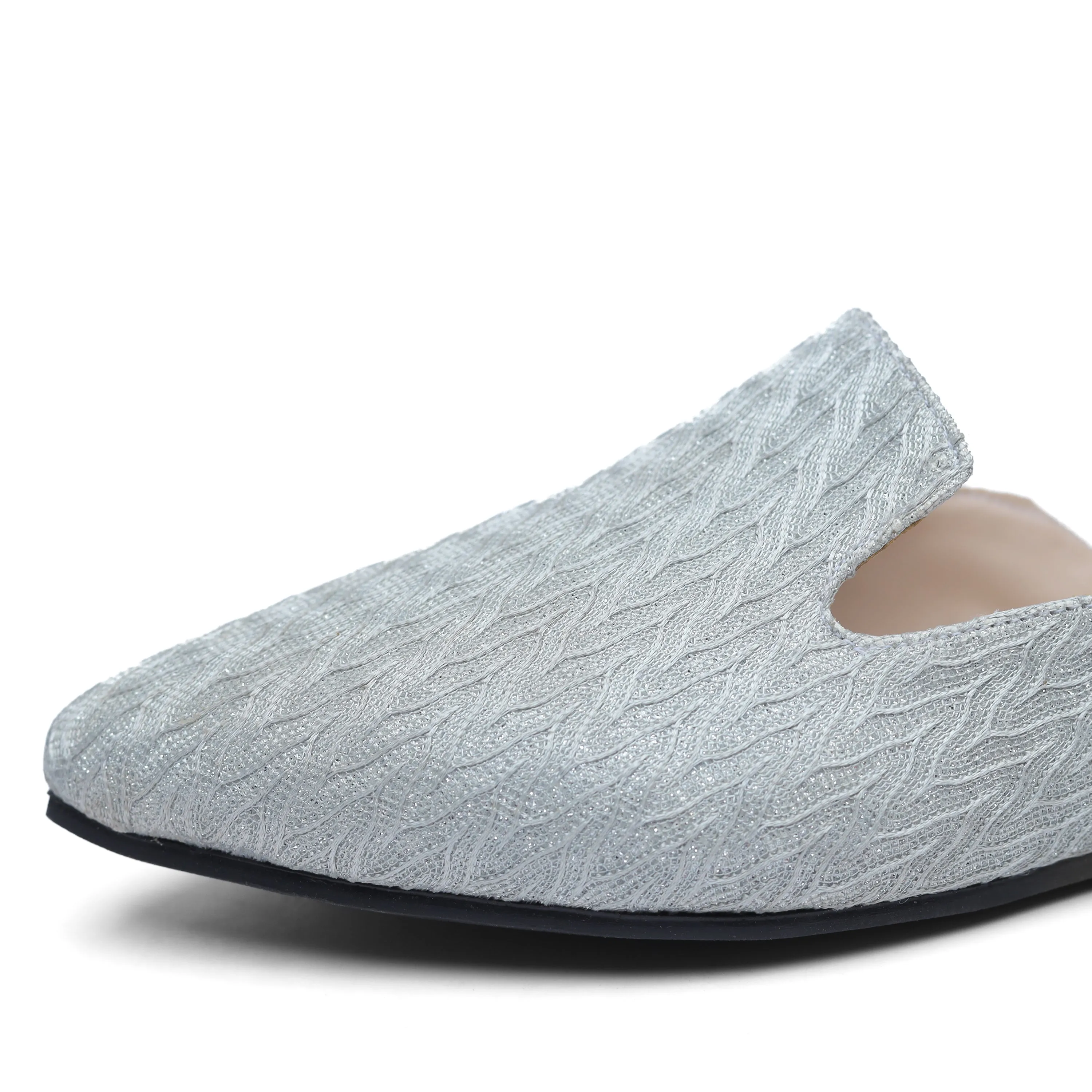 Elegance Slip-On Mules Sliver