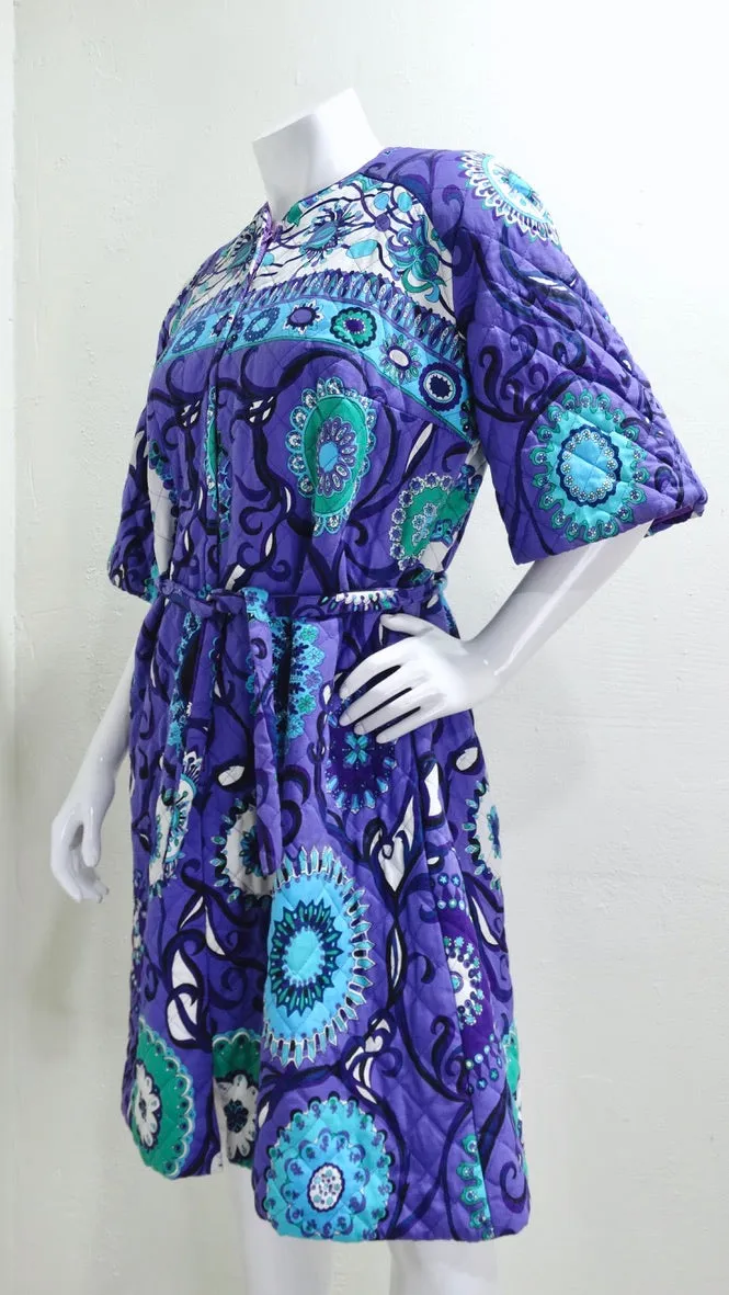 Emilio Pucci 1960's Cotton Quilted Dress