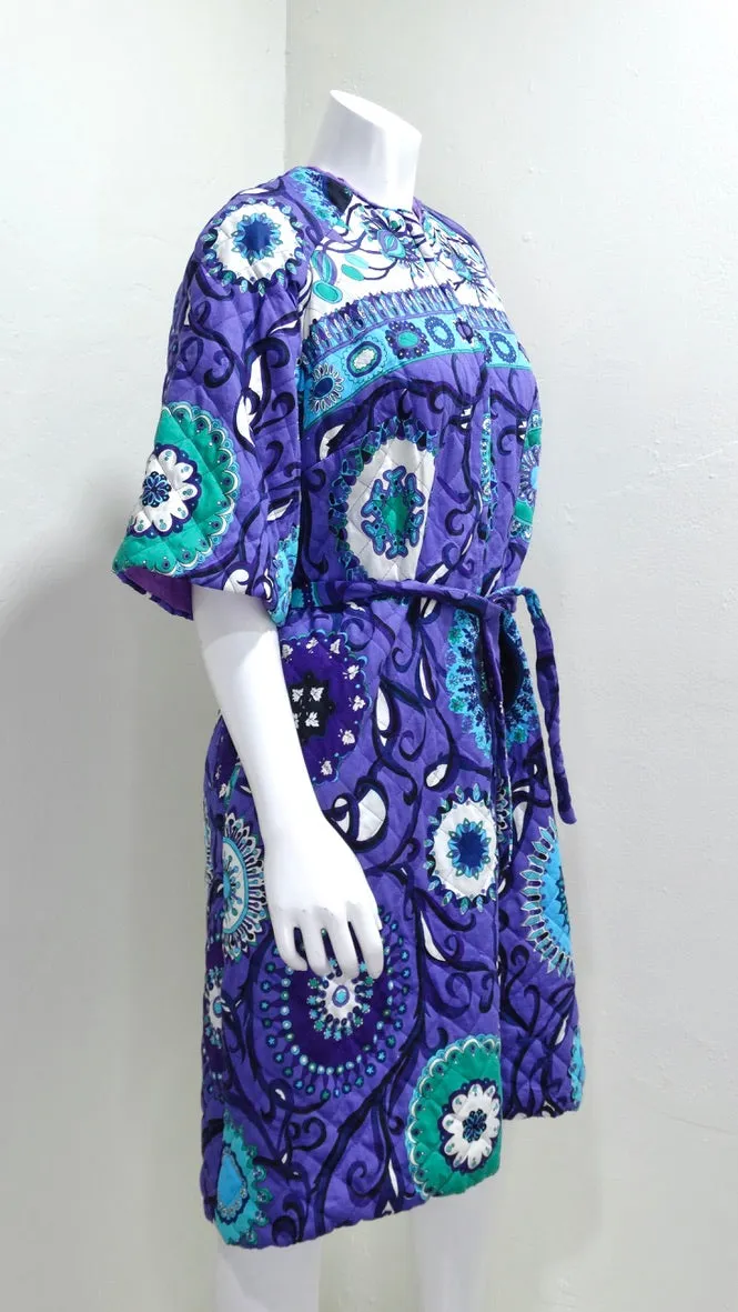Emilio Pucci 1960's Cotton Quilted Dress