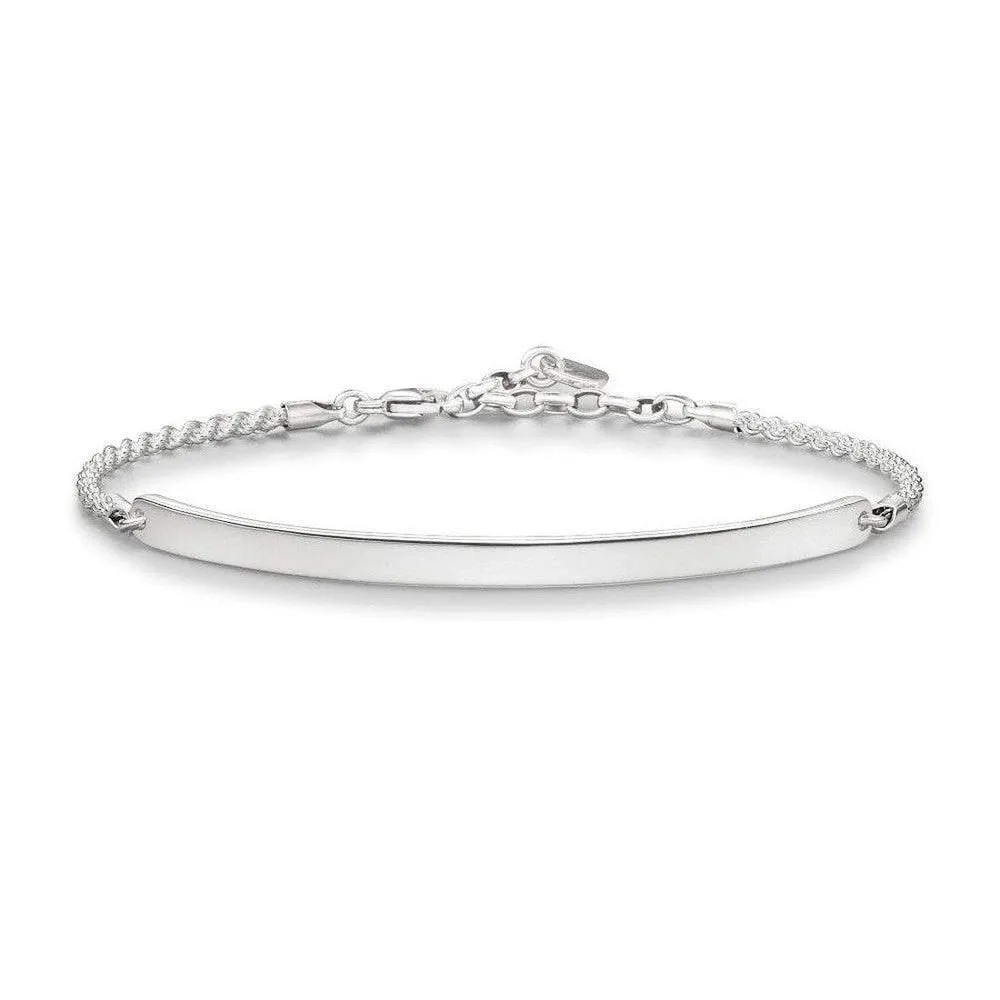 Engravable Bracelet Long Bar