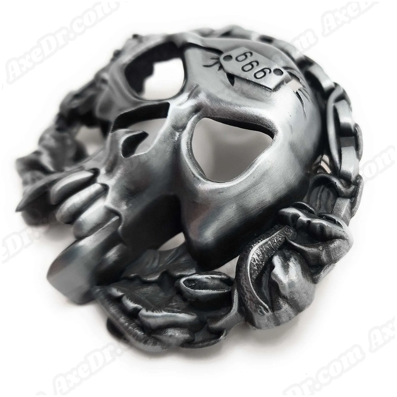 Fanged Skull Belt Buckle