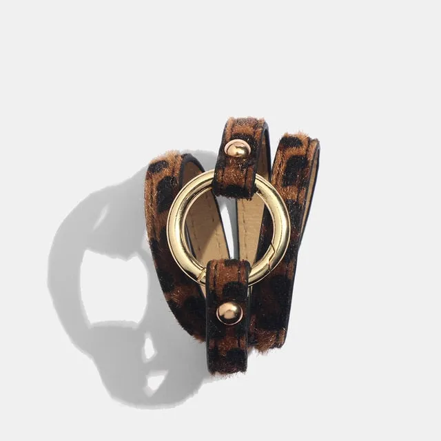 Fashion animal print Bangle Bracelets