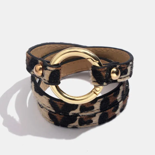Fashion animal print Bangle Bracelets