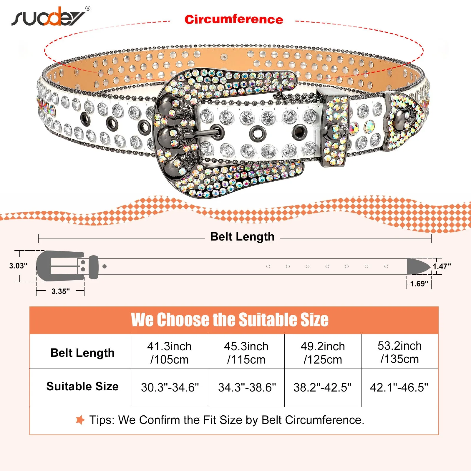Fast Delivery Luxury Crystal Skull designer Men Women Belt Diamond Studded Rhinestone Belts Western Sparkle Leather Belts