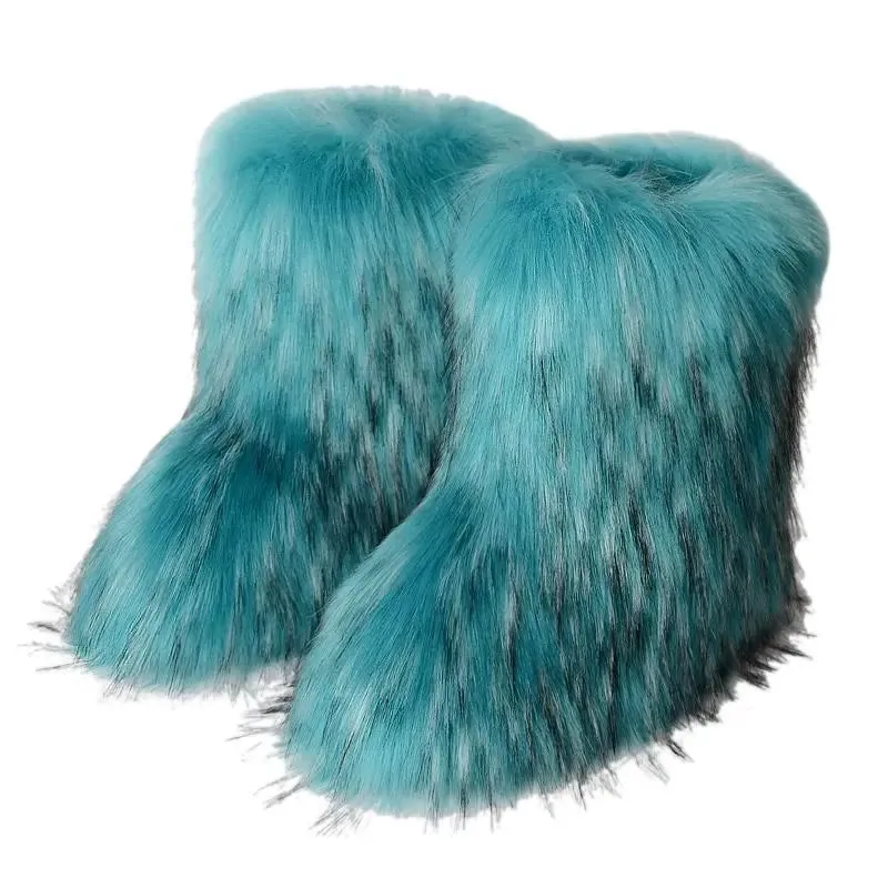 Faux Furry Boots