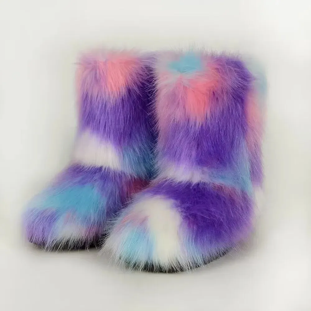 Faux Furry Boots