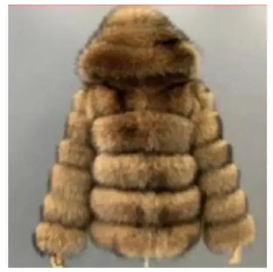 Female Jacket Fur Coat Women Artificial Raccoon Fur Winter Warm Fluffy Short Jackets Cropped Natural Fur Outwear Plush Coats