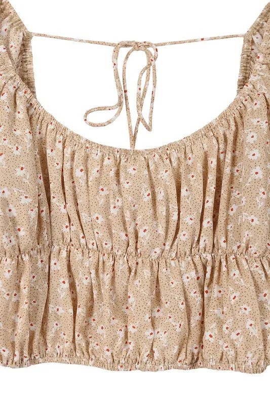 Floral Crop Top