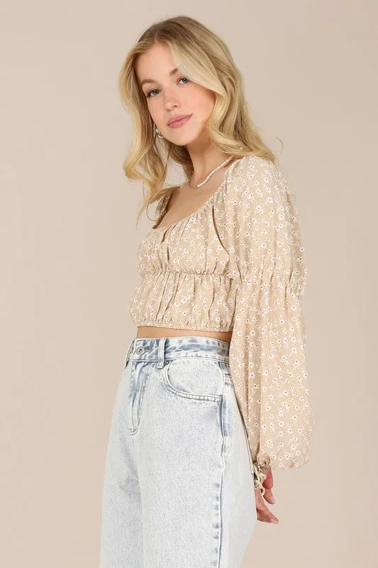 Floral Crop Top