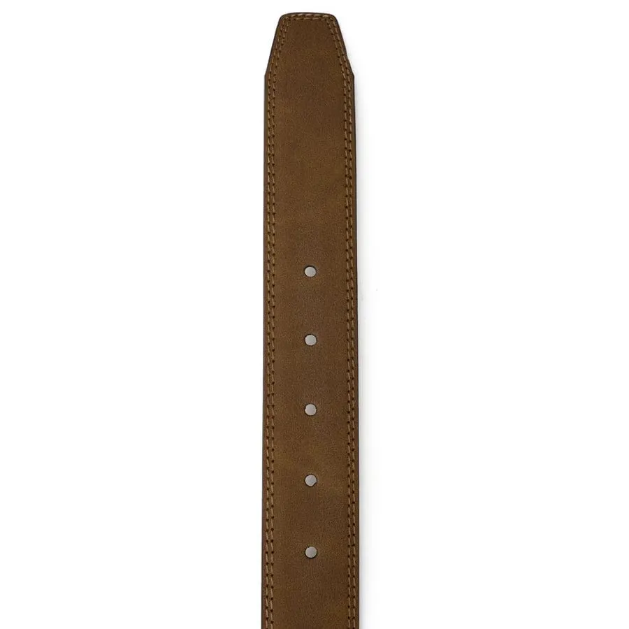 Formal Men's Vegan Leather Belt | Tan