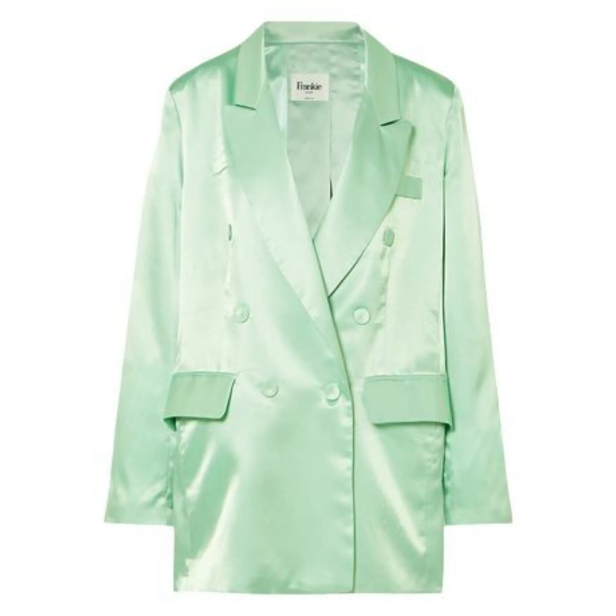 Frankie Shop Mint Back-slit Blazer