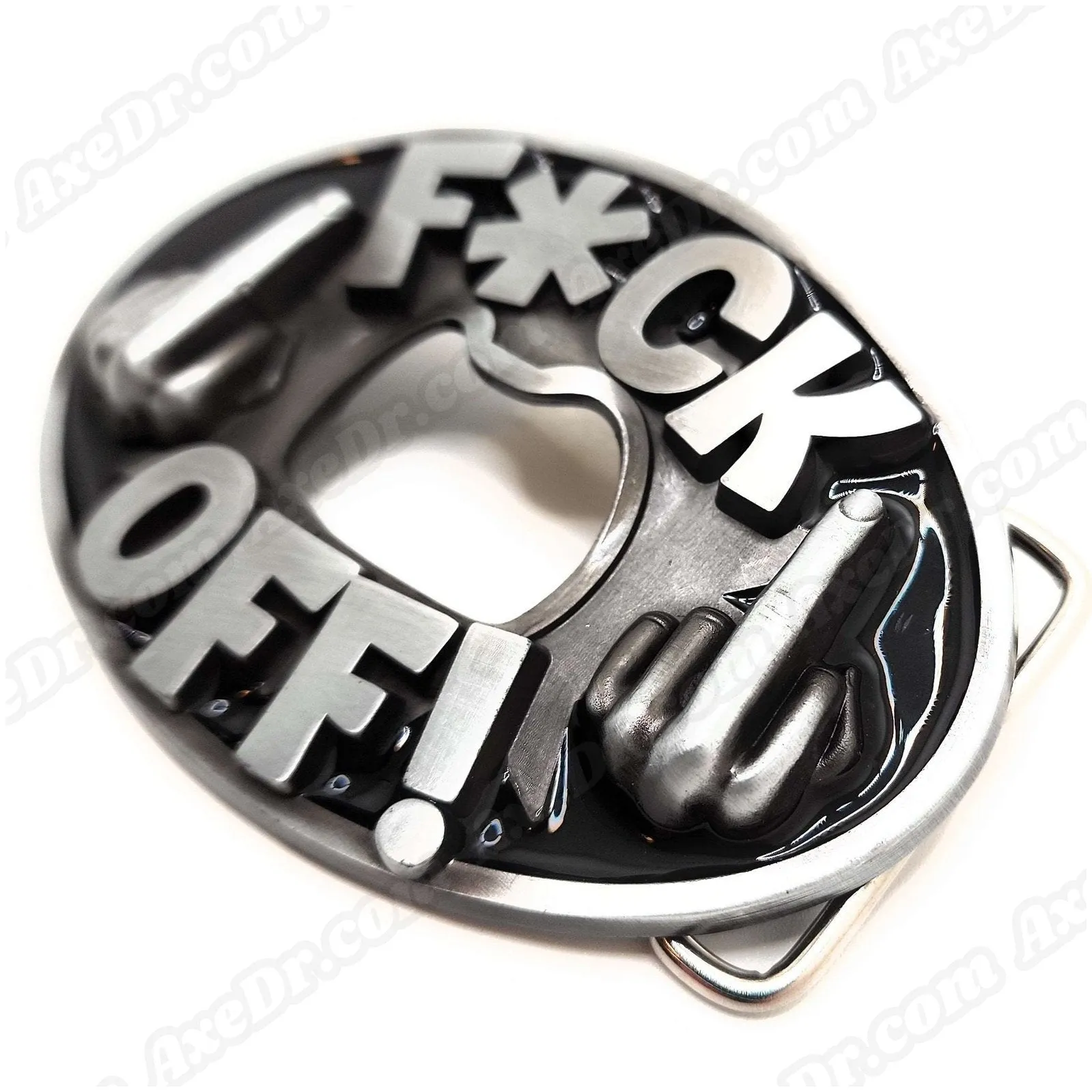 FUCK OFF Belt Buckle Bottle Opener