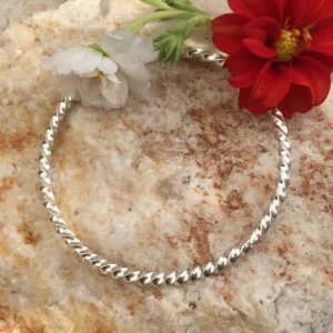 FullyTWISTED Stacker Bangle Sterling Silver Bangle Bracelet