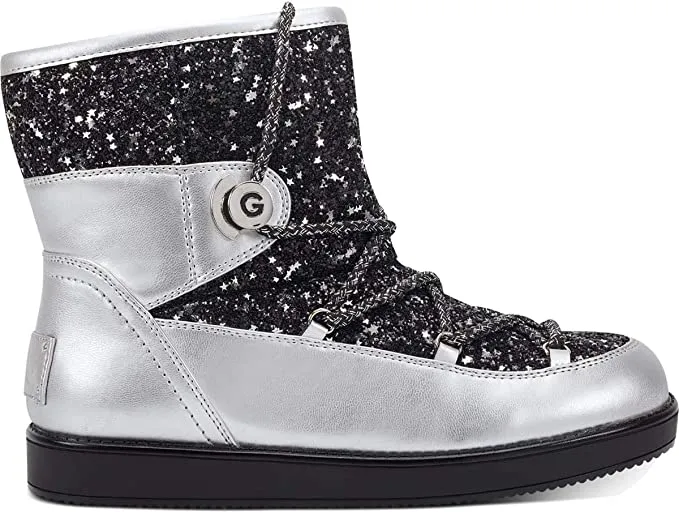 GBG Los Angeles Womens Aylan Glitter Fashion Ankle Boots Black 10 Medium (B,M)