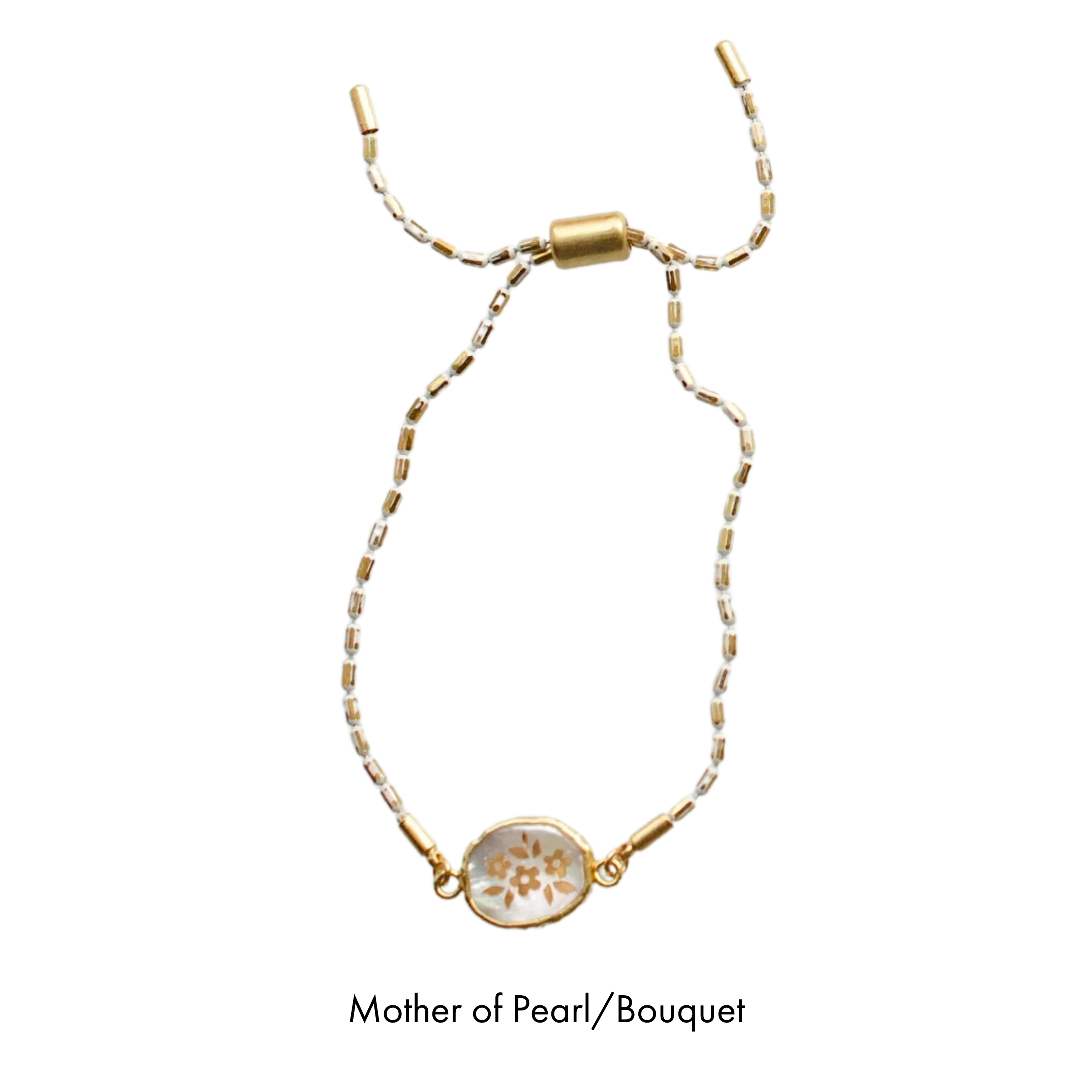 Gemstone Pull Tie Bracelets