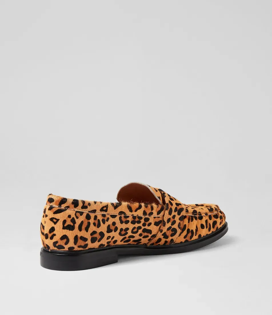 Genelle Leopard Pony Loafers