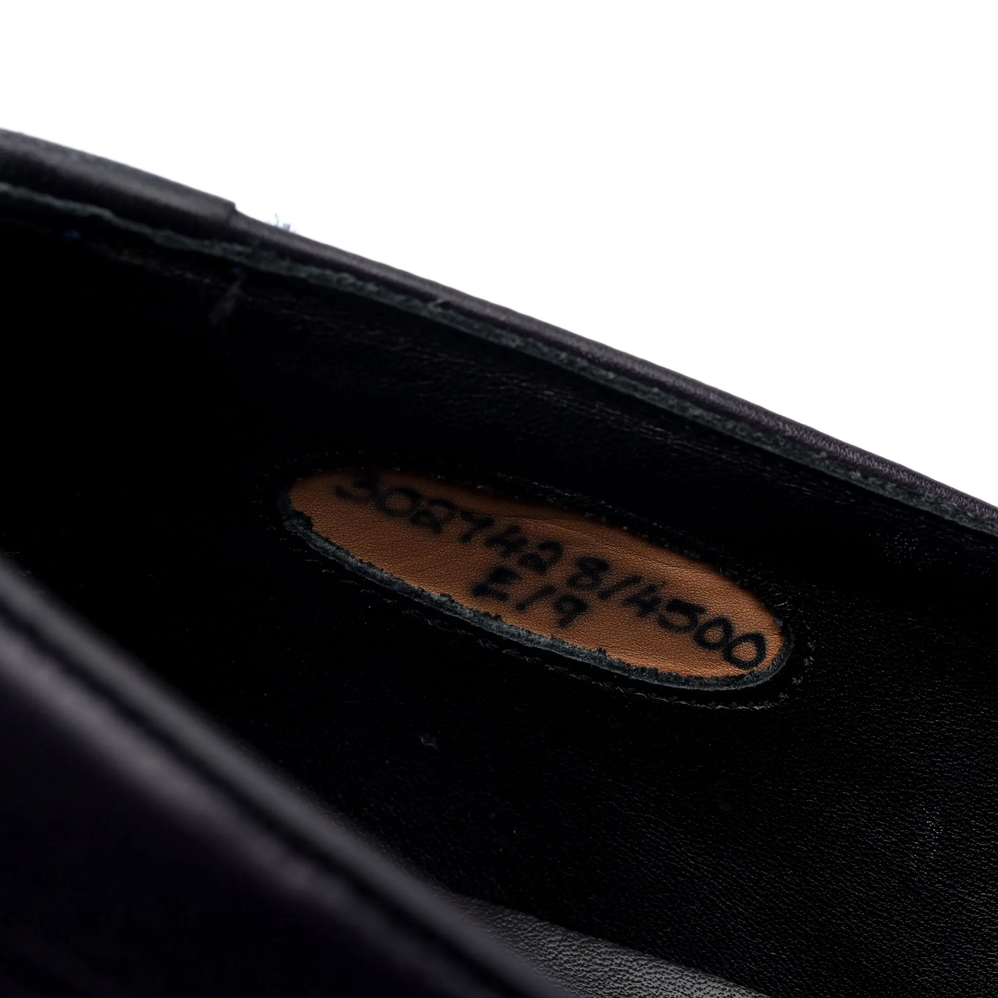 Gieves & Hawkes Navy Blue Leather Slip On Loafers UK 9 E