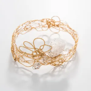 Gold Quartz Bangle