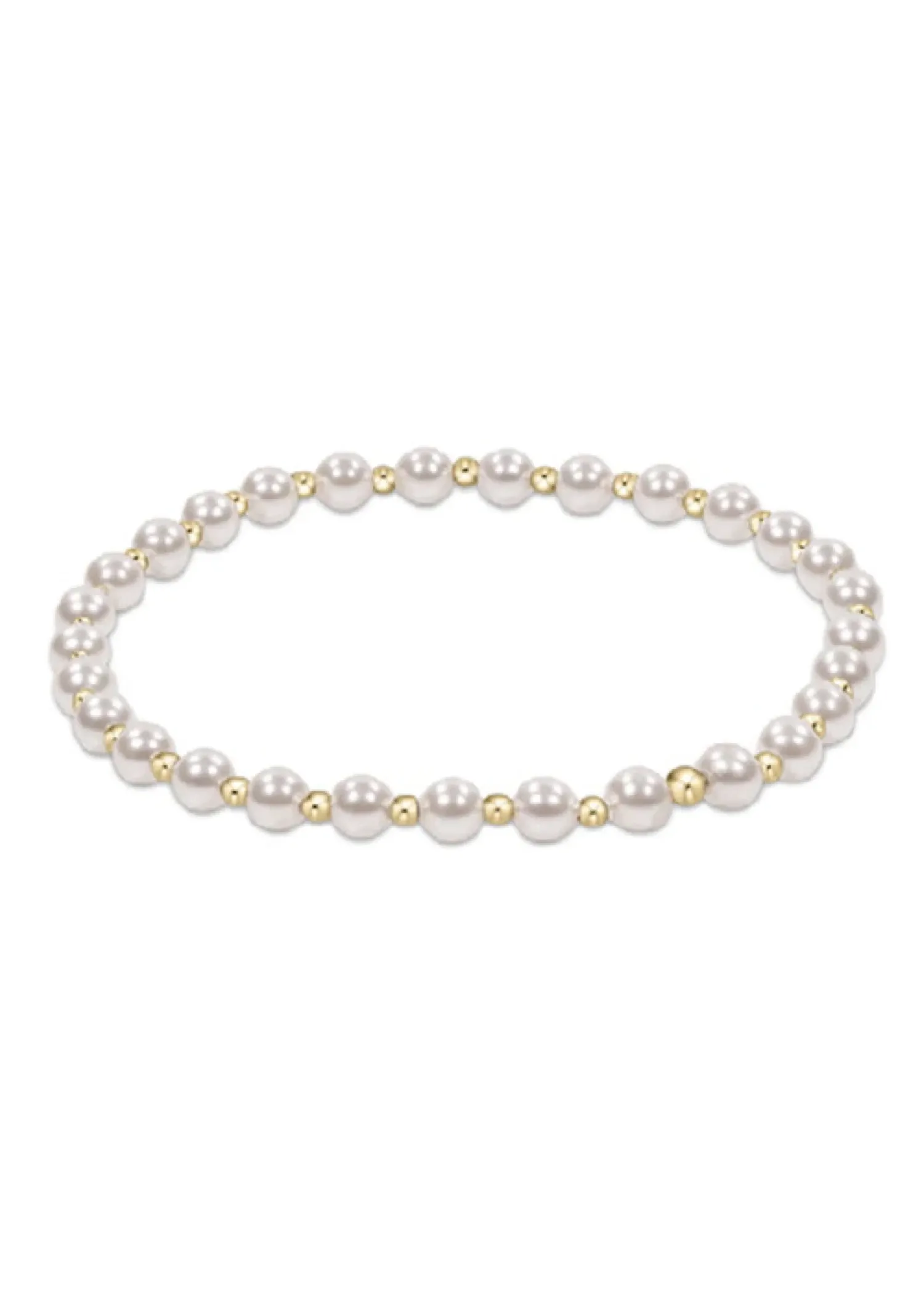 GRATEFUL PATTERN BRACELET - PEARL