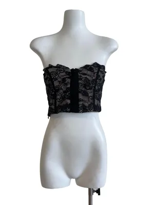 Green Floral Embroidered Top