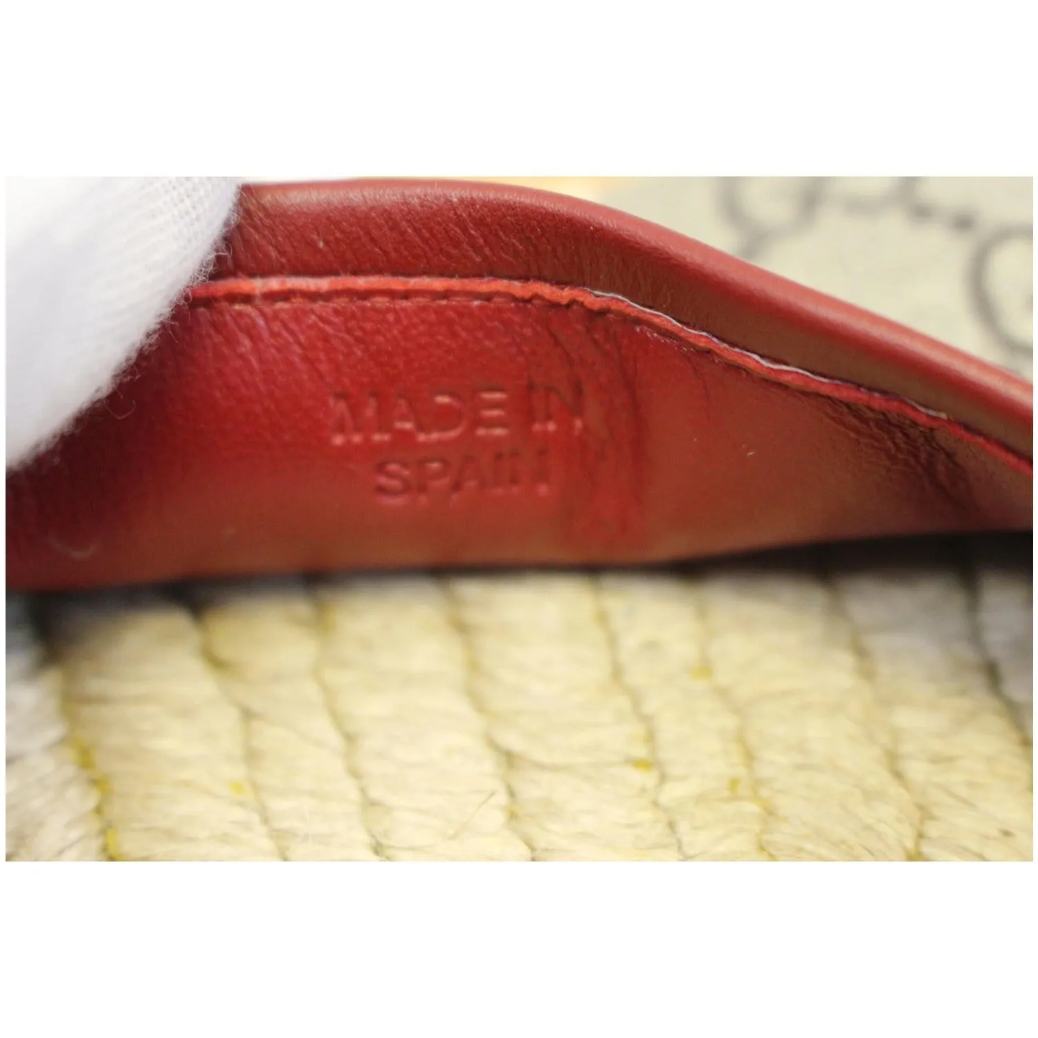 GUCCI GG Blooms Supreme Espadrille Flats Size 42