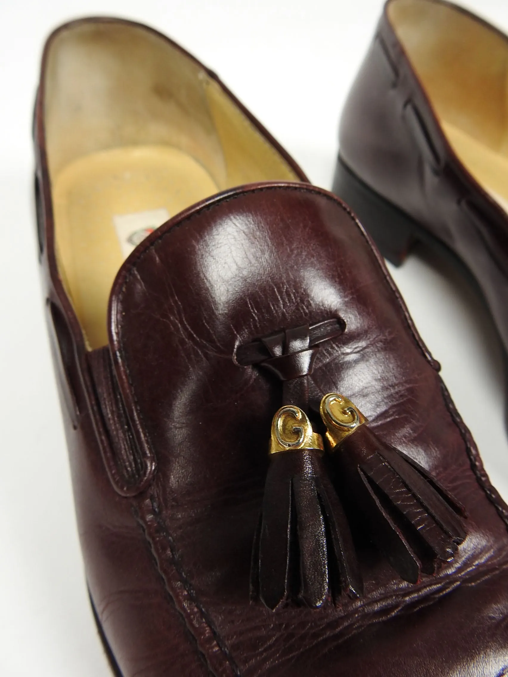 Gucci Vintage Tassel Loafer Size 8