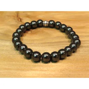 Gunmetal Beaded Bracelet