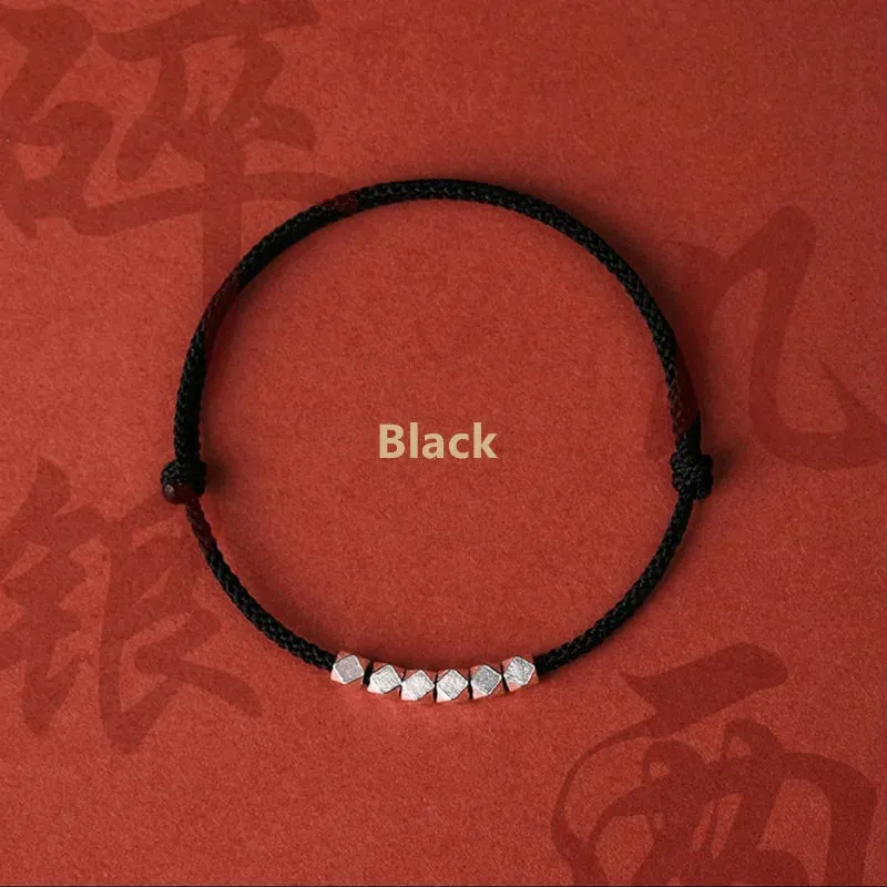 Hand Weave Lucky Geometric Bead Bracelet