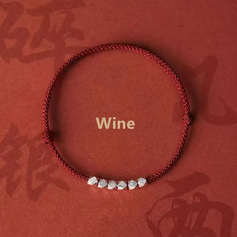 Hand Weave Lucky Geometric Bead Bracelet