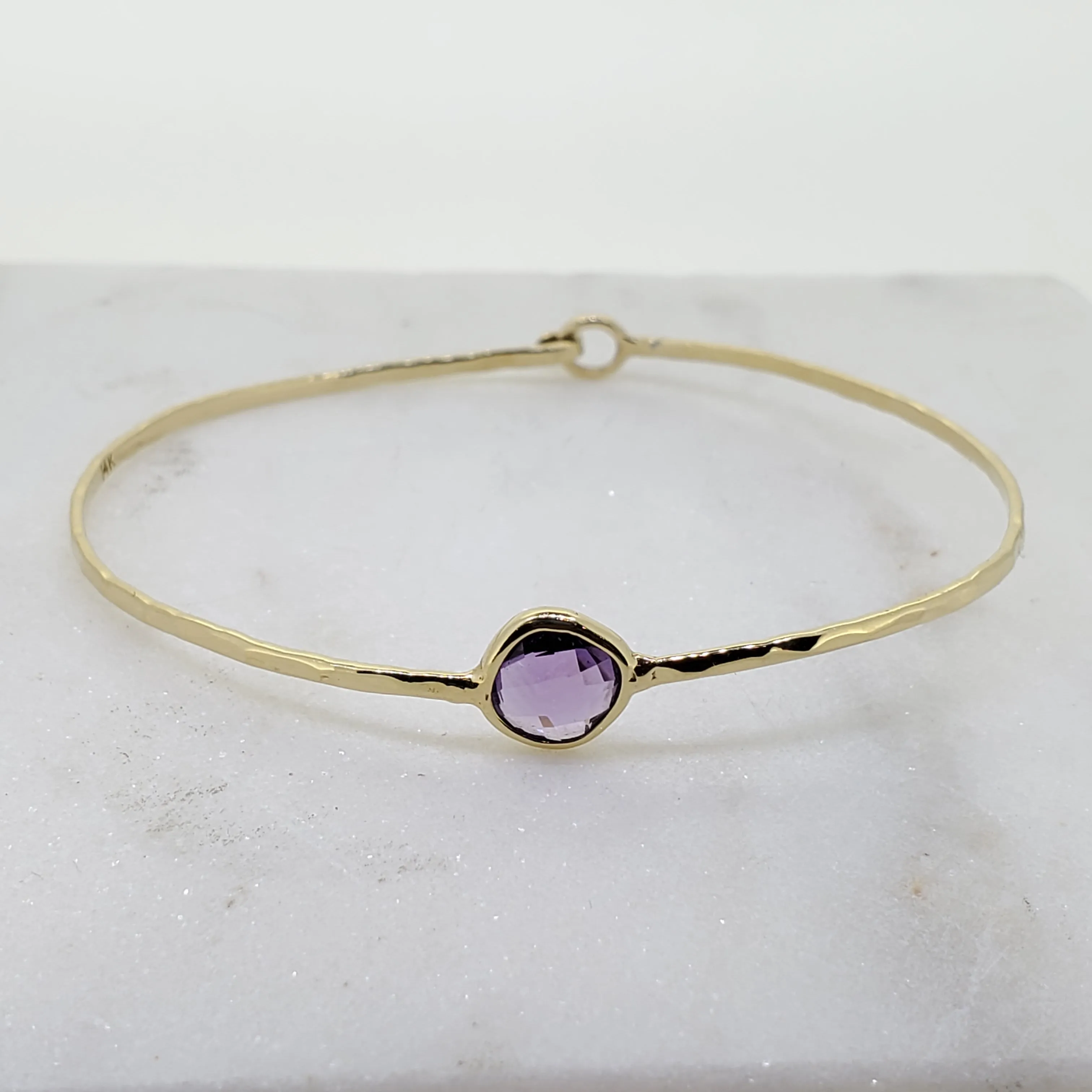 Handmade Hammered Bangle