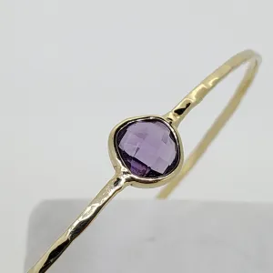 Handmade Hammered Bangle