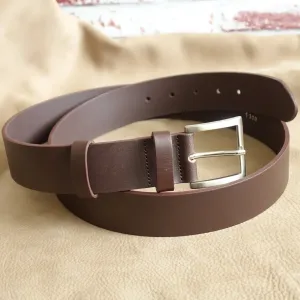 Handmade Leather Belts - Brown