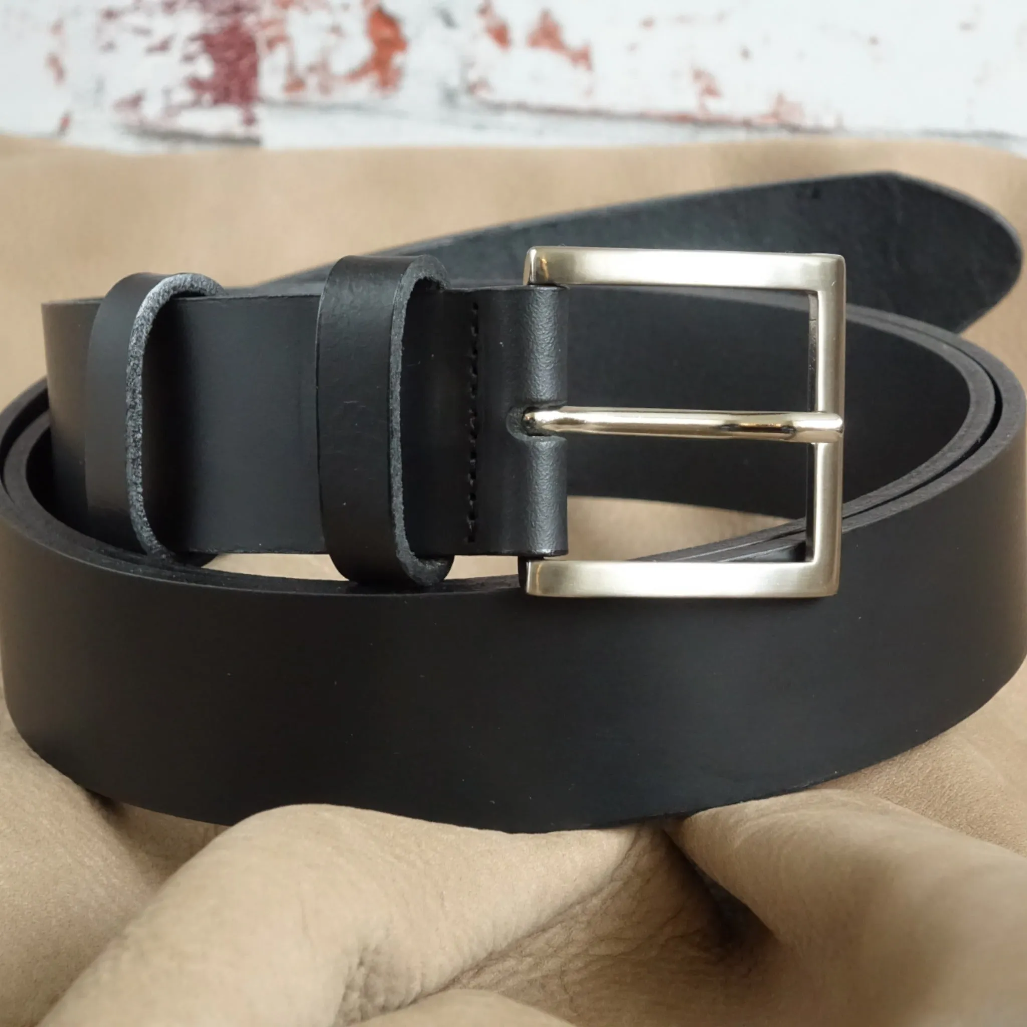 Handmade Leather Belts - Brown