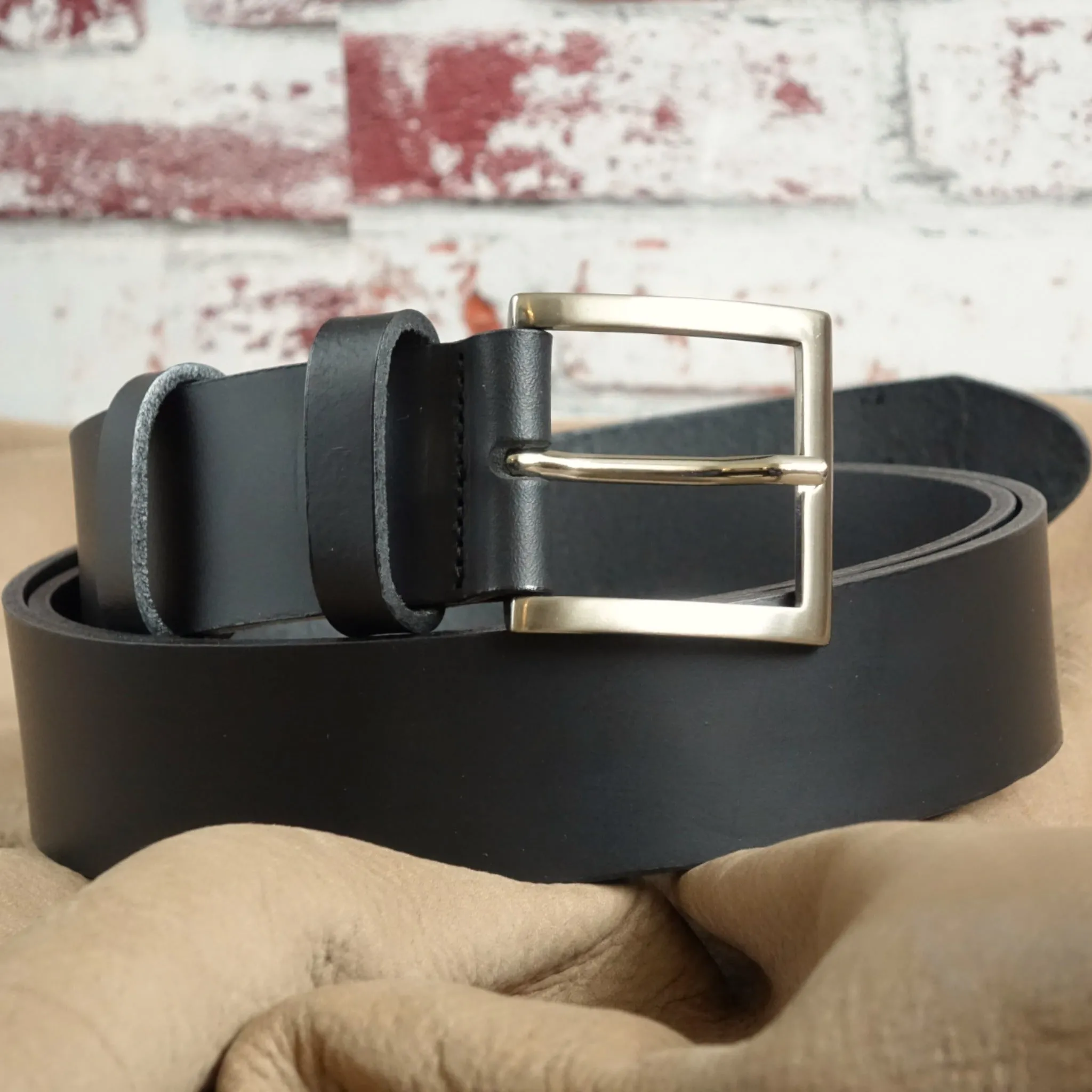 Handmade Leather Belts - Brown