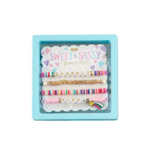 Happy Beaded Bracelet Set